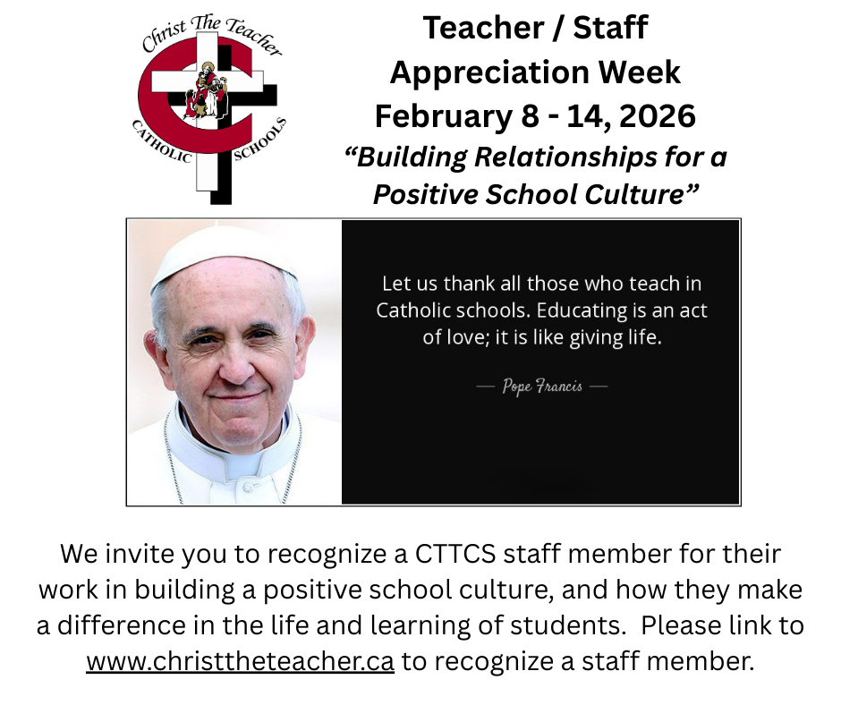 Teacher Staff Appreciation Week